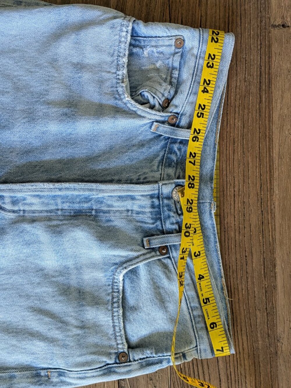 Agolde Riley High Rise Straight Crop Size 27 - Picture 10 of 14